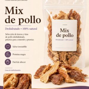 Presentación de mix de pollo 50 g Puro Hocico